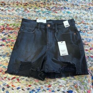 Judy Blue Black Distressed Women Shorts